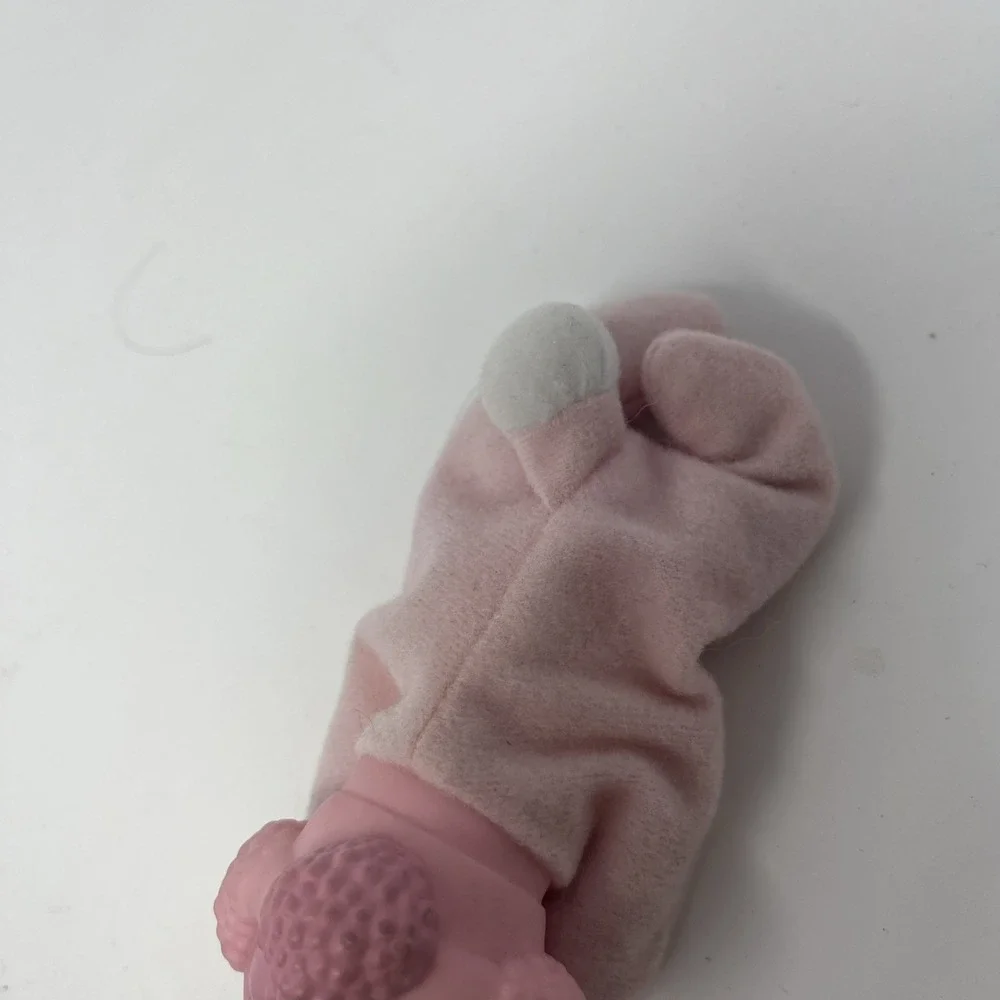 Vintage Hasbro 1991 Puppy Surprise Drink 'n' Surprise Puppy Plush #8885 Pink